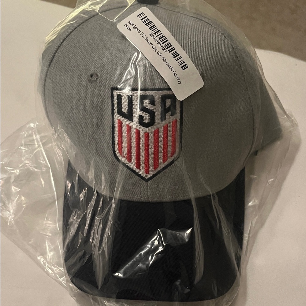 ICON Gray and Black USA Shield Hat